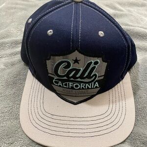 Mens California West Coast “CALI” Adjustable Snapback Embroidered Hat